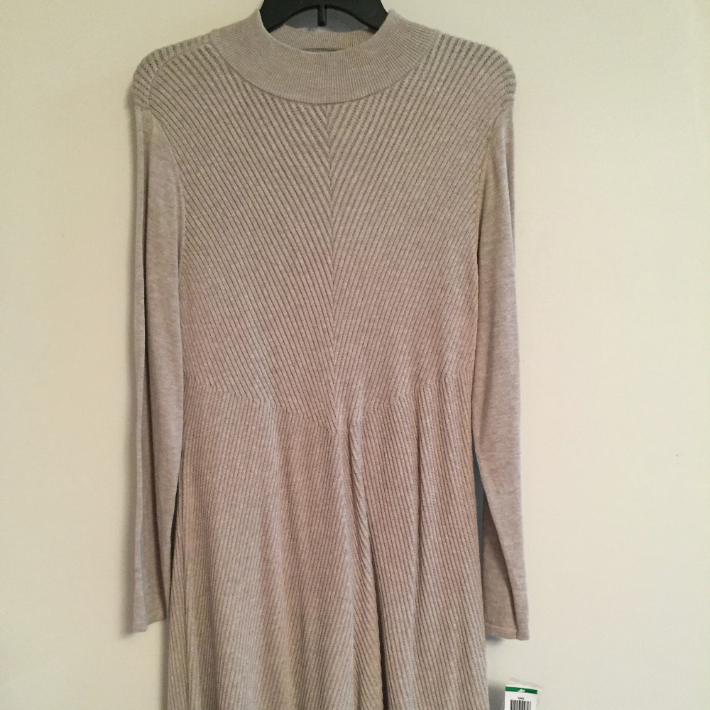 Style&Co Beige Sweater Tunic in Women